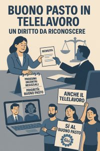 La FABI presenta la richiesta di inserire nei prossimi incontri la revisione del buono pasto per il telelavoro