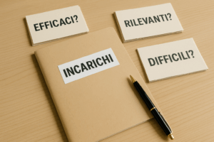 Cartellina con gli incarichi
